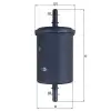 MAHLE Yakıt Filtresi (MHL KL248) - Peugeot / Citroën / DS