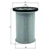 MAHLE Yakıt Filtresi (E431kp) - VW Grubu (VW/Audi/Seat/Skoda) MHL KX341