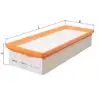 MAHLE Hava Filtresi (E676l01 / A1292) - VW Grubu (VW/Audi/Seat/Skoda) MHL LX2046