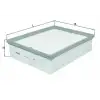 MAHLE Hava Filtresi (E399l) - VW Grubu (VW/Audi/Seat/Skoda) MHL LX819