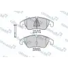 MANDO Fren Balatası Ön (Fdb4044 / Gdb1768) - VW Grubu (VW/Audi/Seat/Skoda) MBF015388