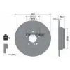 TEXTAR Fren Diski Arka (S320-350) - Mercedes-Benz TX 92176503
