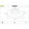 VALEO Fren Diski Arka (09075-ddf321-df2651 (Takım Fiyat)) - VW Grubu (VW/Audi/Seat/Skoda) 186294
