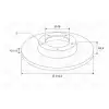 VALEO Fren Diski Arka (09075-ddf321-df2651 (Takım Fiyat)) - VW Grubu (VW/Audi/Seat/Skoda) 186294