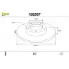 VALEO Fren Diski Arka (18488-ddf929-df2805 (Takım Fiyat)) - VW Grubu (VW/Audi/Seat/Skoda) 186597