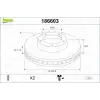 VALEO Fren Diski Ön (14404 / Ddf927 / Df2803 (Takım Fiyat)) - VW Grubu (VW/Audi/Seat/Skoda) 186603