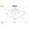 VALEO Fren Diski Arka (36215-ddf1276-df4271 (Takım Fiyat)) - VW Grubu (VW/Audi/Seat/Skoda) 186833