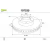 VALEO Fren Diski Ön (Sol (Ddf1408l / Df4764 (Adet Fiyat)) - VW Grubu (VW/Audi/Seat/Skoda) 197535