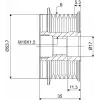 VALEO Alternatör Kasnağı (588080) - Ford