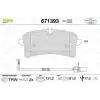 VALEO Fren Balatası Arka (2564201 / Gdb1989) - VW Grubu (VW/Audi/Seat/Skoda) 671393
