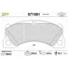 VALEO Fren Balatası Ön (671581) - VW Grubu (VW/Audi/Seat/Skoda)