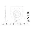 BOSCH Fren Diski Arka (0986479H49) - Mercedes-Benz