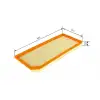 BOSCH Hava Filtresi (E662l / LX 1262) - VW Grubu (VW/Audi/Seat/Skoda) 1457433102