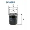 FILTRON Yağ Filtresi (MAZ /zzm123802a / MAZ /zzm123802/1s7g6714da/lr025306) - Ford OP 629/2
