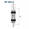 FILTRON Yakıt Filtresi (Kl915 / Fcs809 / H355wk) - VW Grubu (VW/Audi/Seat/Skoda) PP 991/3