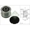 INA Alternatör Kasnağı (55467) - VW Grubu (VW/Audi/Seat/Skoda) 535 0010 10