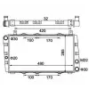 MAGNETI MARELLI Su Radyatörü (CR 453 000s) - VW Grubu (VW/Audi/Seat/Skoda) 359000300590