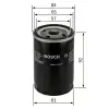 BOSCH Yağ Filtresi (0986452036) - Japon Araçları