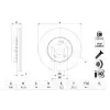 BOSCH Fren Diski Ön (0986479H45) - Mercedes-Benz