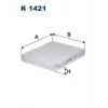 FILTRON Polen Filtresi (Klima Filtresi) (K 1421) - Kore Araçları (Hyundai/Kia)