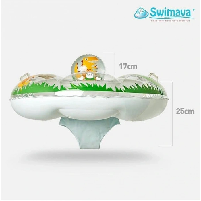 Swimava Dinozor Oturaklı Yüzme Simidi