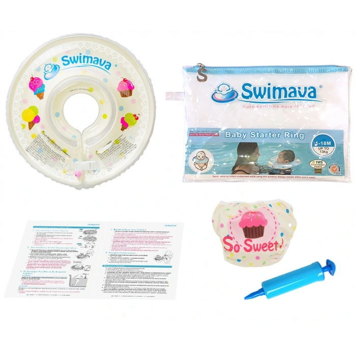 Swimava Dondurma Boyun Simidi Seti + Mini Ring ♥