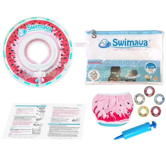 Swimava Karpuz Boyun Simidi Seti + Mini Ring ♥