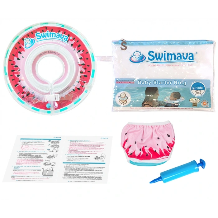 Swimava Karpuz Boyun Simidi Seti + Mini Ring ♥