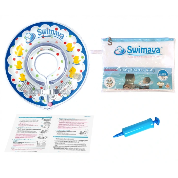 Swimava Mavi Ördek Boyun Simidi