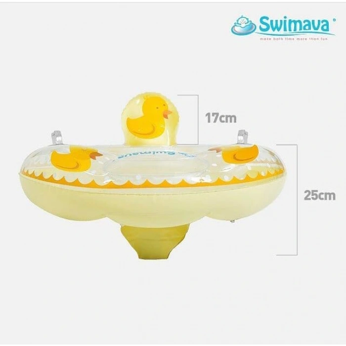 Swimava Sarı Ördek Oturaklı Yüzme Simidi