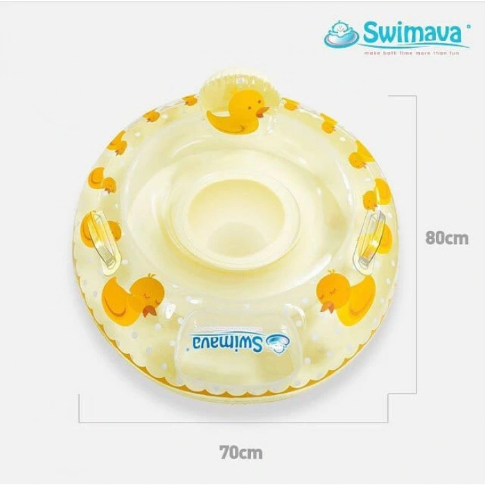 Swimava Sarı Ördek Oturaklı Yüzme Simidi