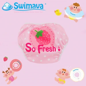 Swimava Çilek Mayo Bebek Bezi