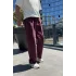 Bordo yıkamalı 2 iplik piremium kalite eşofman
