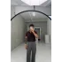 Bordo cupra kumaş düğmeli tişört