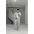 Gri  3 iplik şardonlu takım
