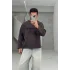 Kahve crop sweat