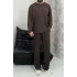 Premium Kalite Oysho Kumaş Kahverengi Oversize Takım