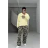 Sarı  boys yazılı sweat