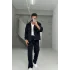 Siyah kadife takım