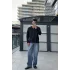 Siyah regular kalıp düğmeli oysho kumaş sweat