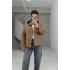 Taba yaka kadife ceket