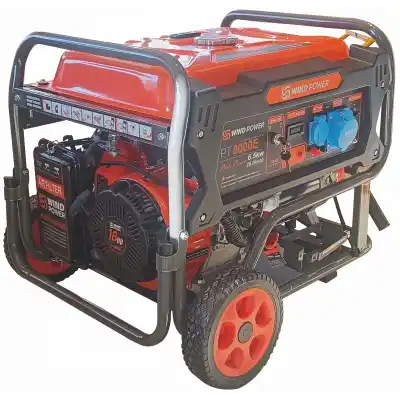 WindPower PT 8000E İpli / Marşlı Monofaze (220V-230V) Jeneratör