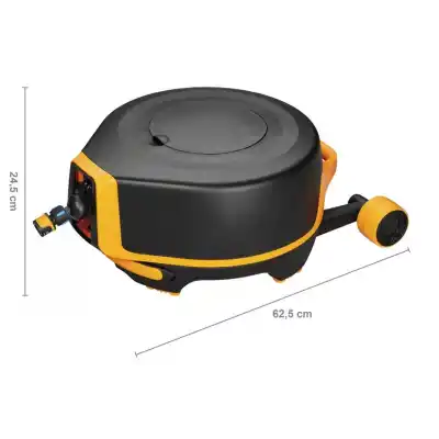 OTOMATİK HORTUM MAKARASI XL 20M+7M TEKERLEKLİ (1/2-13mm)