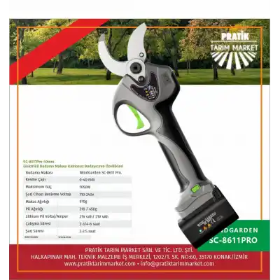 WindGarden SC 8611 Akülü Budama Makası 40mm