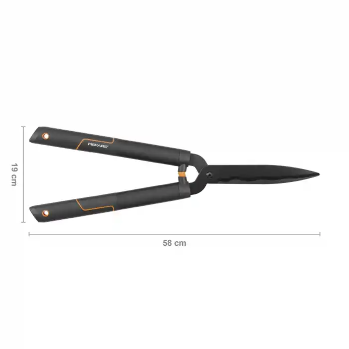 Fiskars HS22 SingleStep Çit Kesme Makası Dalgalı Bıçak