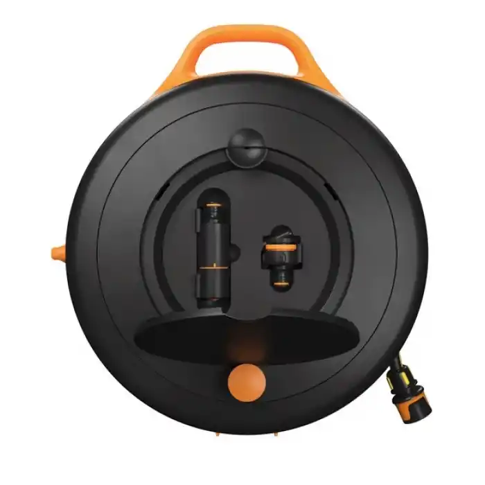 FİSKARS HORTUM MAKARA SETİ S 3/8(9MM) 15M, SİYAH (1071660)