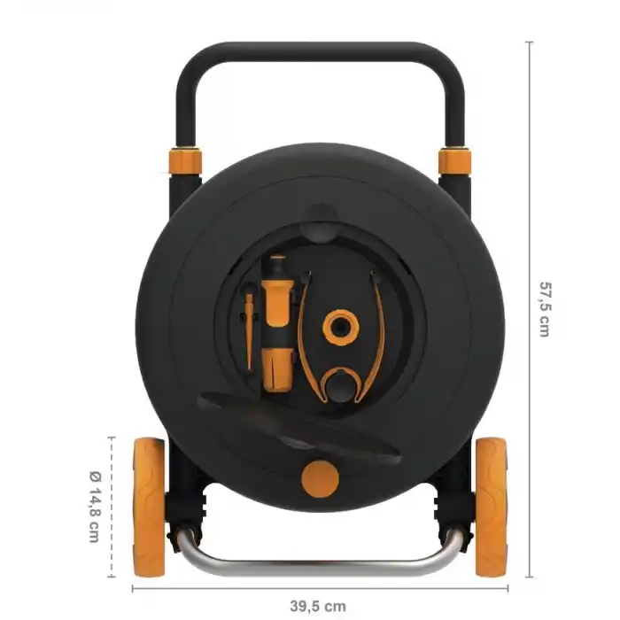 FISKARS TEKERLEKLİ HORTUM ARABASI 20MT (1071639)