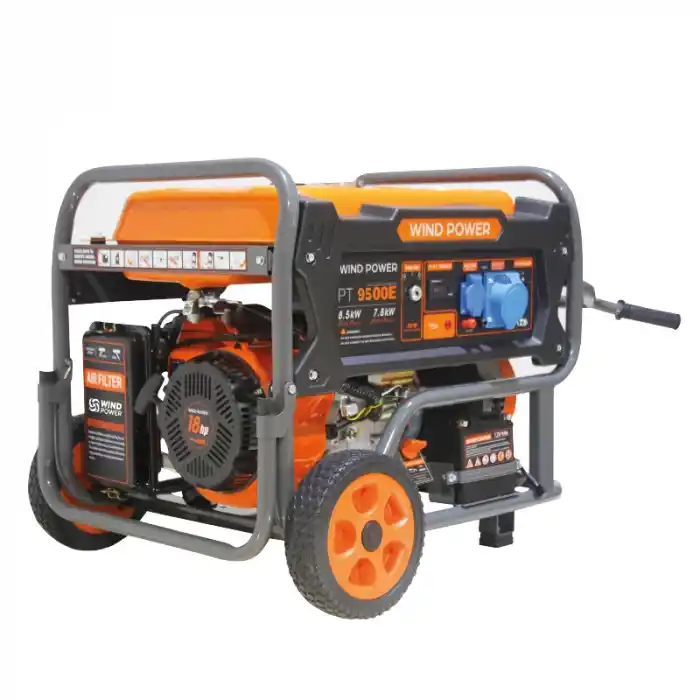 WindPower PT 7500E İpli / Marşlı Monofaze (220V-230V) Jeneratör