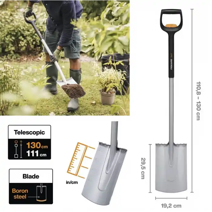 TELESKOPİK DÜZ UÇLU BAHÇE KÜREĞİ (1000620)(1066733)