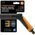 FİSKARS ÇOKLU SULAMA TABANCASI VE 13mm STOPLU HORTUM BAĞLANTISI